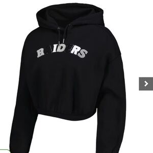 RAIDERS crop hoodie